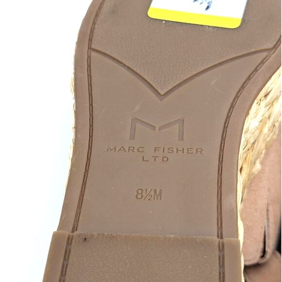 Marc Fisher LTD Nelly Women's Wedge Espadrilles Sandal Pale Blush Size US8.5M - Picture 8 of 8